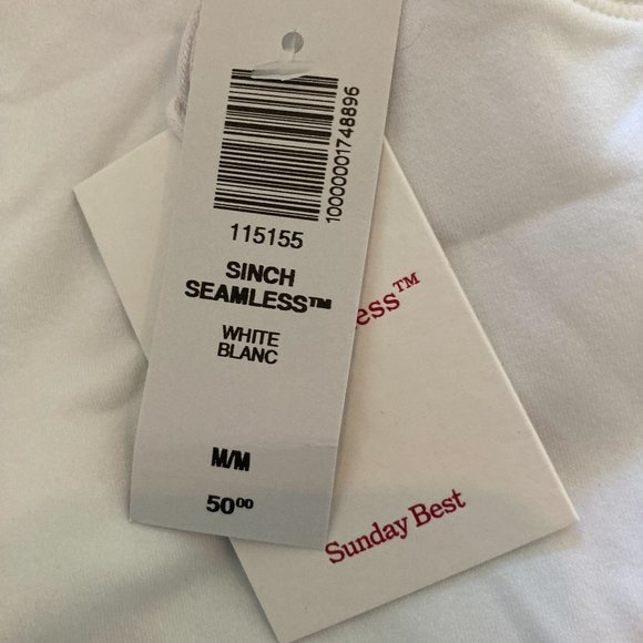 Aritzia Sunday Best SinchSeamless™ Willow Hip Longsleeve - White - With Tags! - Picture 6 of 6